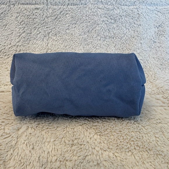 Salvatore Ferragamo Parfums Smoky Blue Logo Cosmetic Bag - Picture 3 of 11